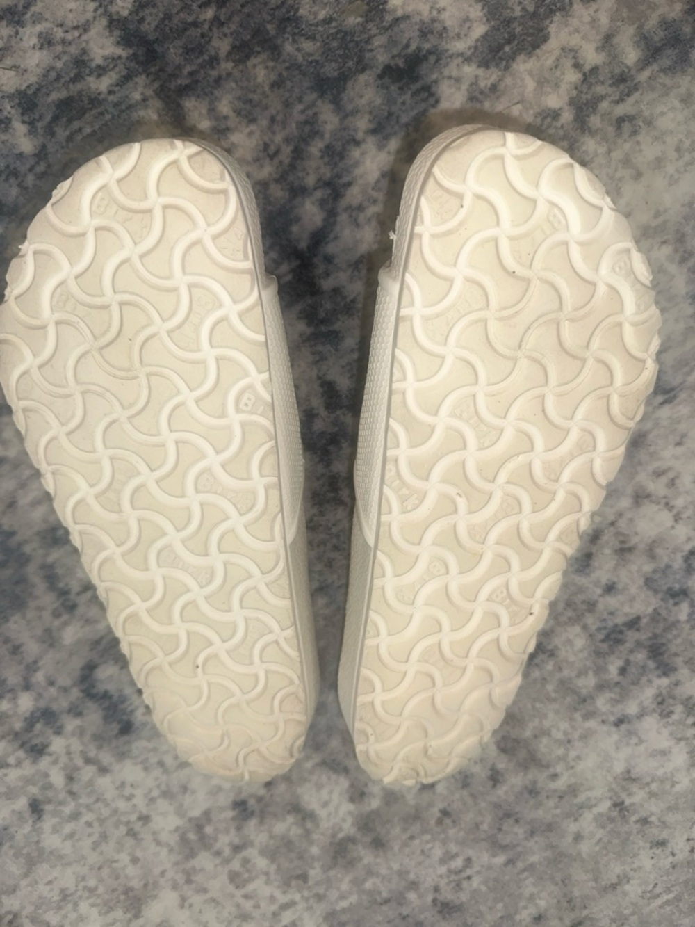 Birkenstock White Slip-On EVA Slides - Picture 7 of 8